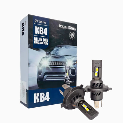 Kit Turbo Led Kb4 H1 H4 H7 H11 9005 9006 30000lm
