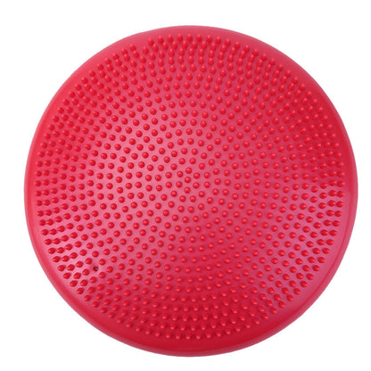 Cojin Yoga Sensorial Propioceptivo Tea Color Rojo + Inflador