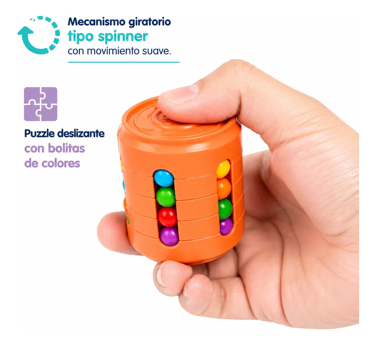 Puzzle sensorial giratorio antiestrés