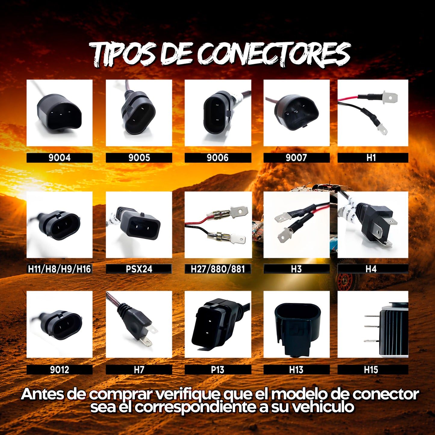 Kit Turbo Led Ir100 Dual Color Dakar H4 H7 H11 9005 9006 45.000lm