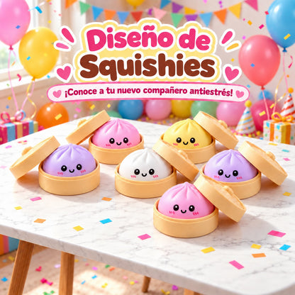 Squishy Juguete Viral Antiestres Espuma Color Liso Sorpresa Aleatorio